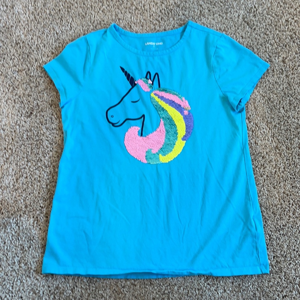 Lands’ End Girls Tshirt Size Medium 10/12